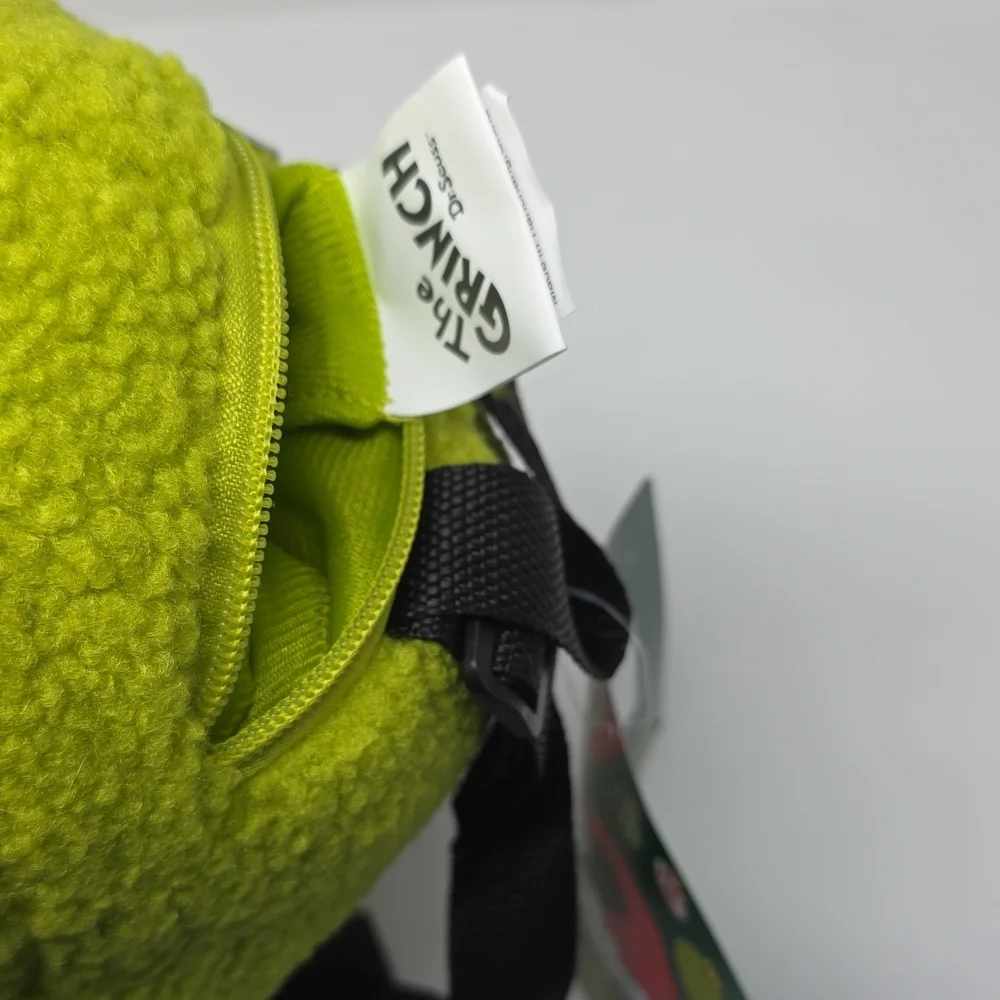 Dr. Seuss Green Grinch Kids Backpack NWT